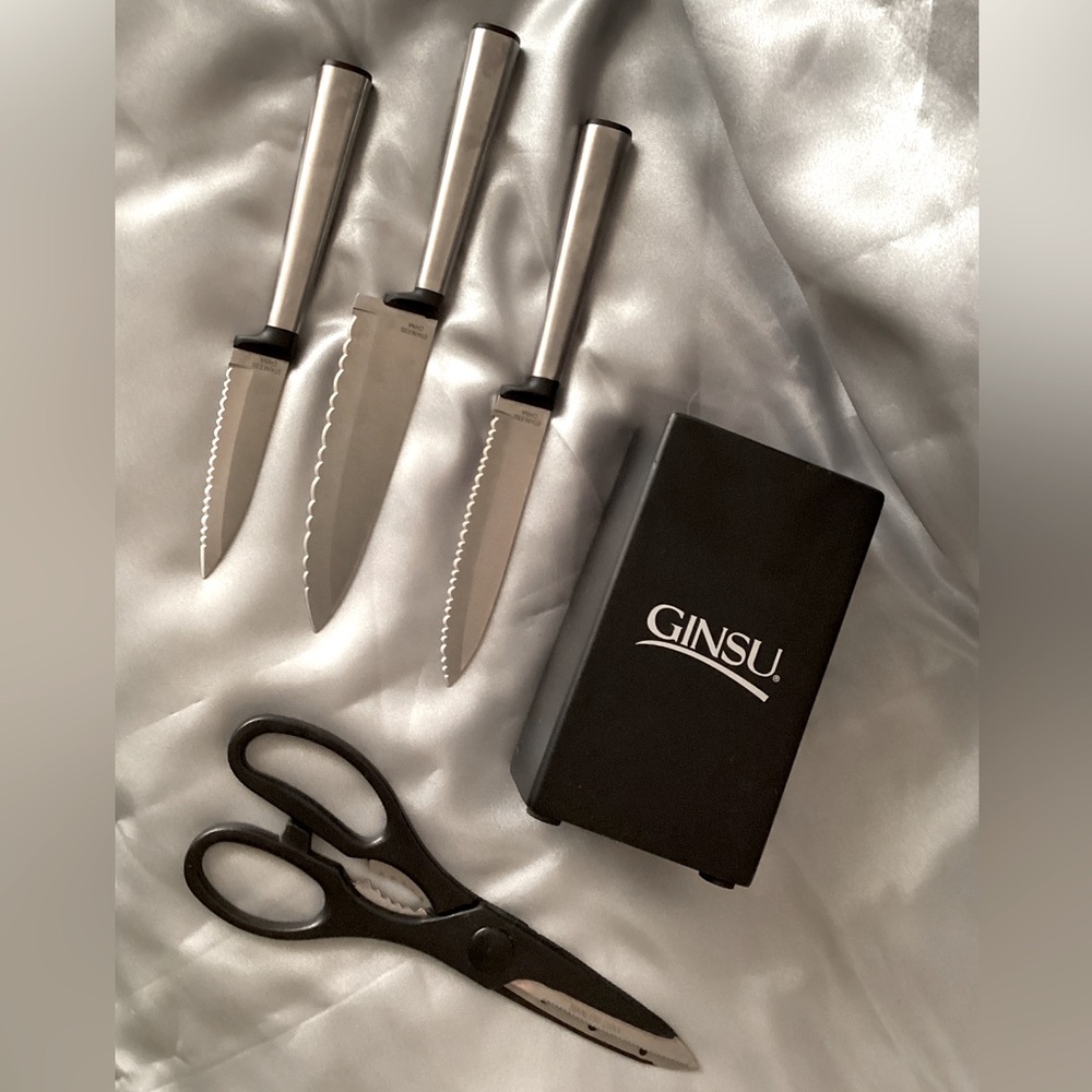 4 PC Ginsu Knife Set